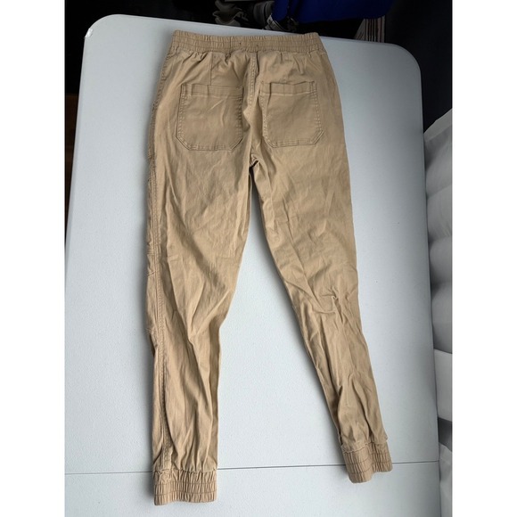 Sincerely Jules Jogger Pants Utility Style Casual Comfy Beige Size S - Picture 2 of 8